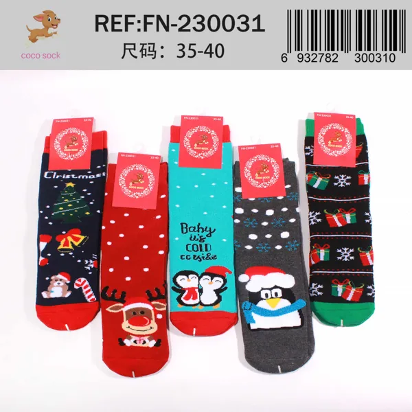 Calcetines navideños para mujer