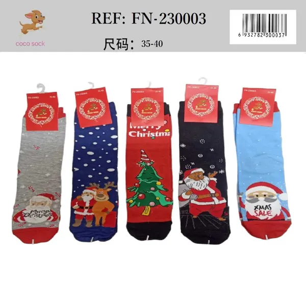 Calcetines navideños para mujer