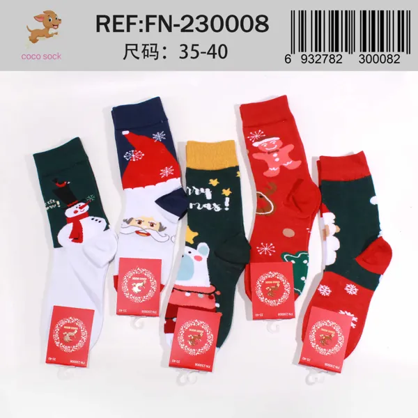 Calcetines navideños para mujer