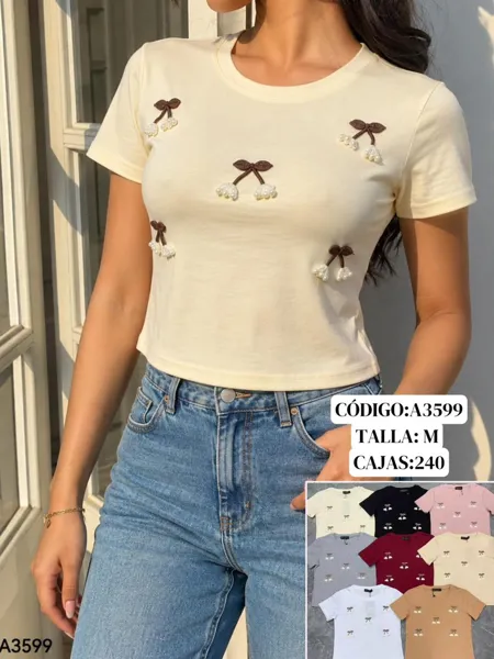 Playera con lazos