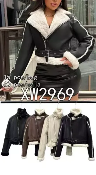 Chamarra Bomber para mujer-XW2969