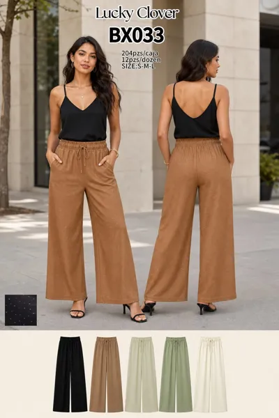 Pantalones de pierna ancha