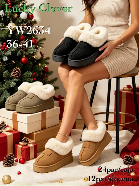 Pantuflas con plataforma