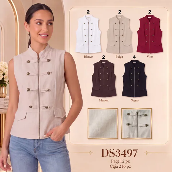 Chaleco estilo militar