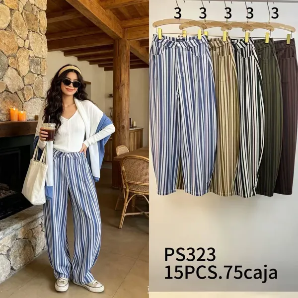 Pantalones de rayas