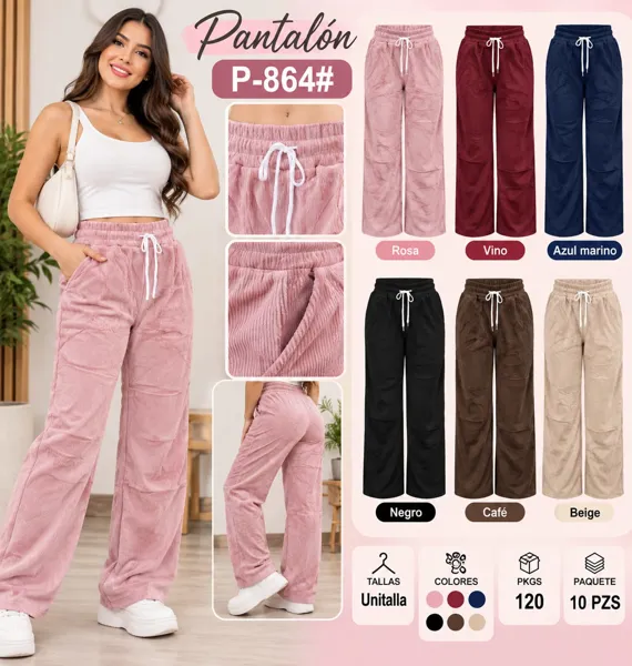 Pantalón de pana pierna ancha
