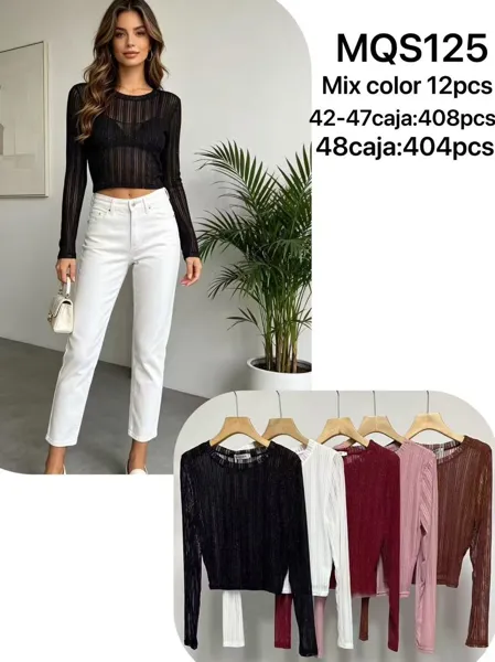Blusa de manga larga