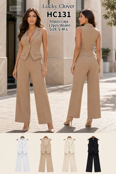 Conjunto de chaleco y pantalón