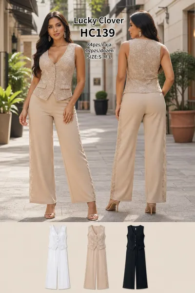 Conjunto de chaleco y pantalón