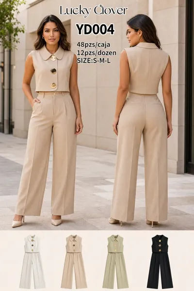 Conjunto de chaleco y pantalón