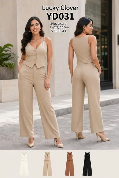 Conjunto de chaleco y pantalón