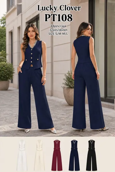 Conjunto de chaleco y pantalón