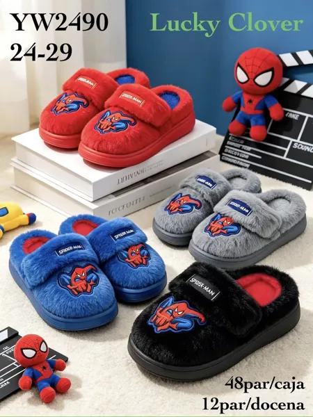 Pantuflas de Spiderman