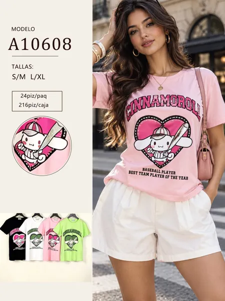 Playera Cinnamoroll