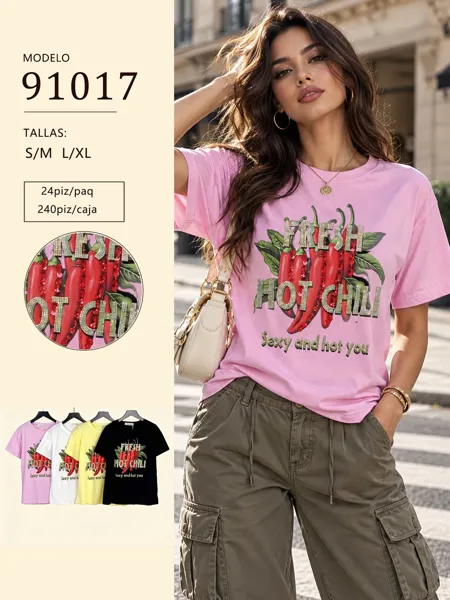 Playera con estampado