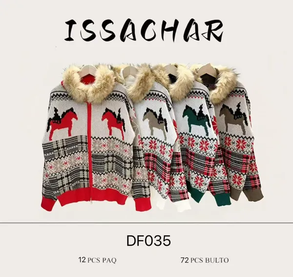 Chaqueta de punto con capucha