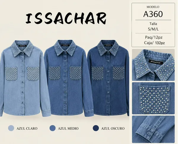 Camisa de mezclilla