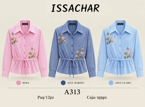 Blusa con bordado floral