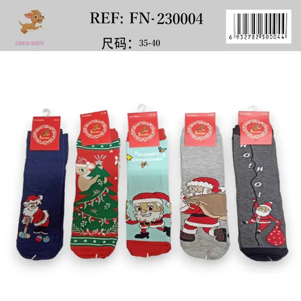 Calcetines navideños Santa Claus