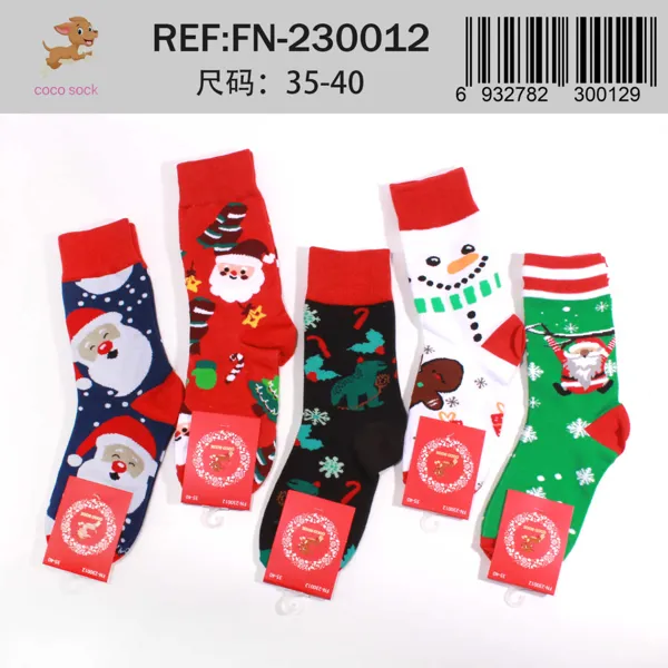 Calcetines navideños figuras surtidas