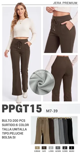 Pantalón casual con jareta