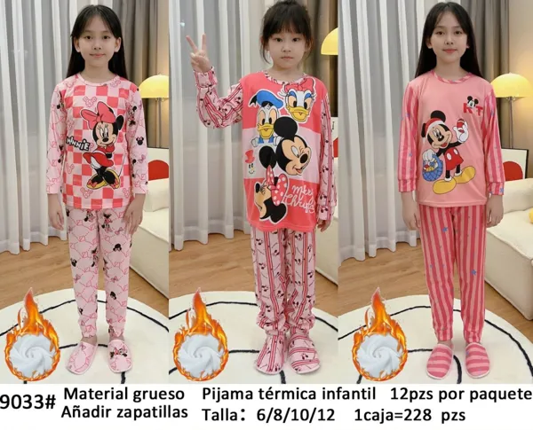 Pijama térmica infantil