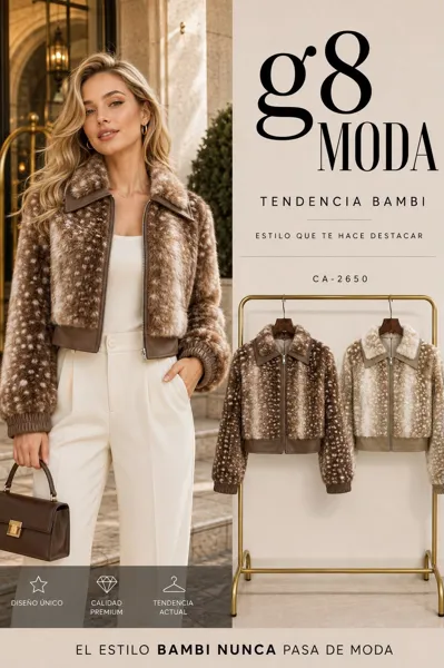 Chaqueta estilo Bambi