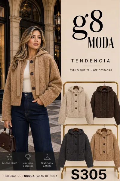 Chaqueta con capucha