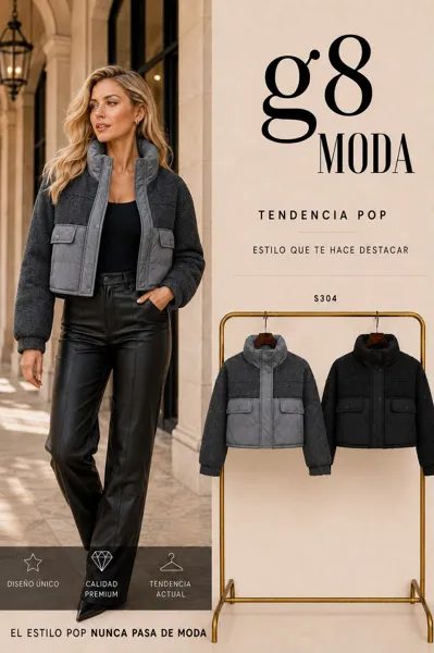 Chaqueta acolchada para dama