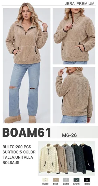 Sudadera con cierre