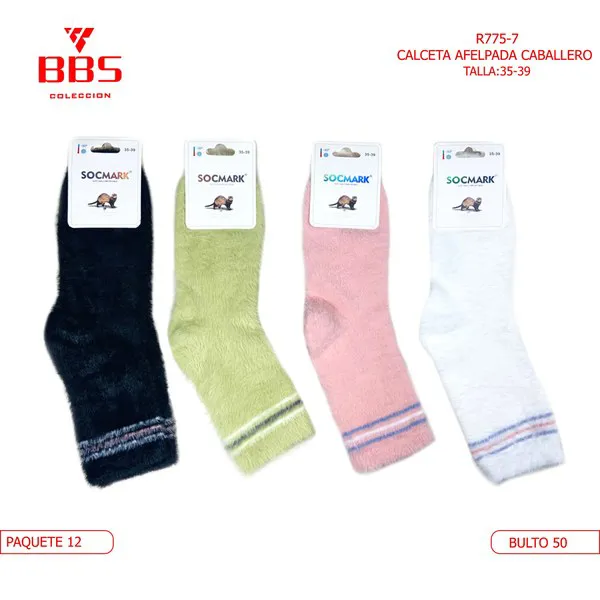 Calcetines afelpados térmicos para dama
