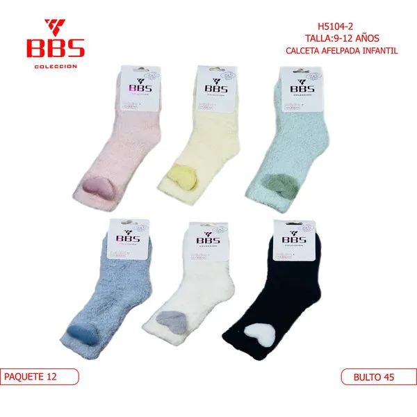 Calcetines afelpados térmicos infantiles