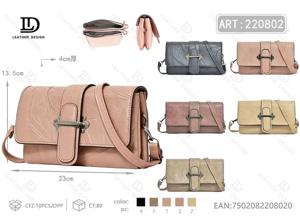 Bolso Cruzado de Moda con Hebilla para Mujer
