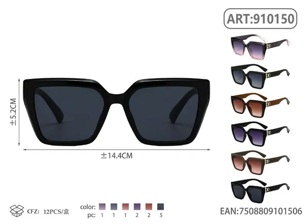 Lentes de sol cuadrados para mujer