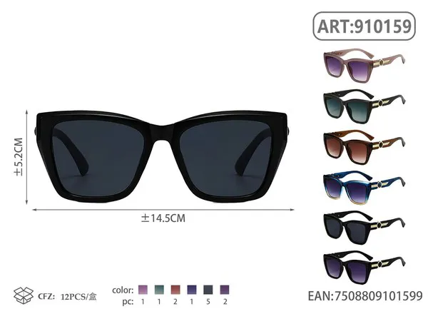Lentes de sol estilo cuadrado para mujer