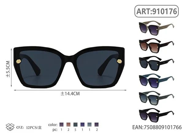 Lentes de sol cuadrados ojo de gato