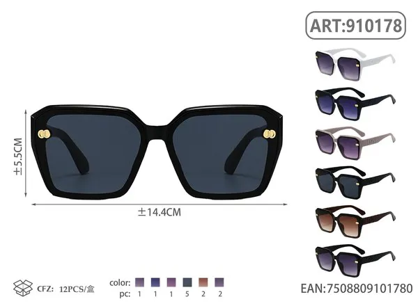 Lentes de sol cuadrados oversize dama
