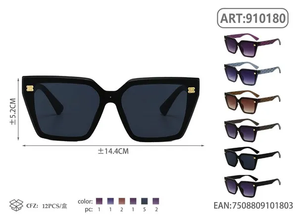 Lentes de sol cuadrados estilo retro