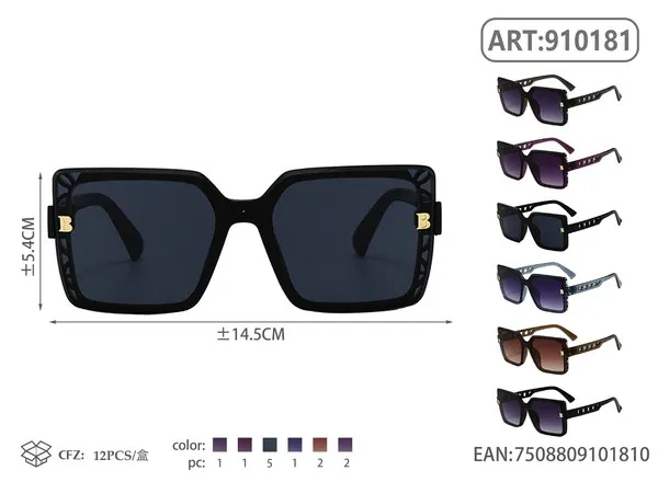 Gafas de sol cuadradas grandes elegantes
