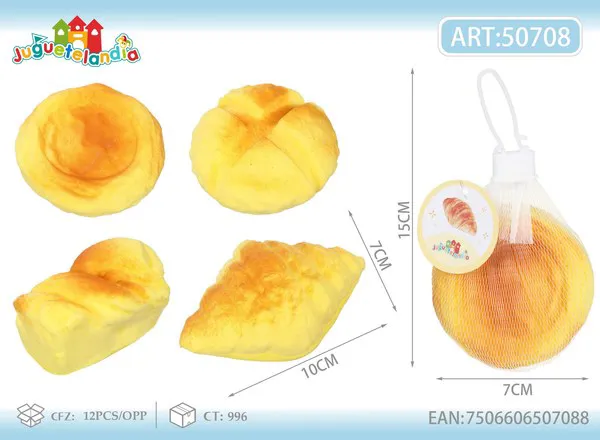 Juguete Antiestrés Squishy de Pan