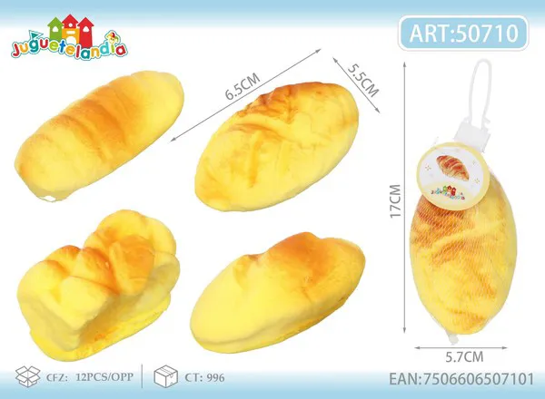 Juguete Antiestrés Squishy de Pan