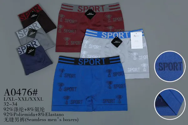 Bóxer Deportivo Sin Costuras para Hombre