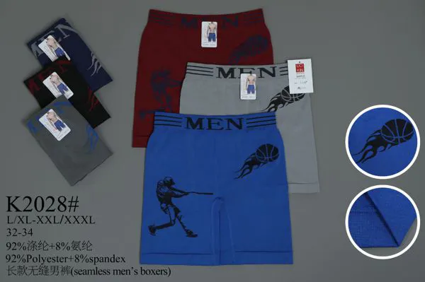 Bóxer Largo Sin Costuras Deportivo para Hombre