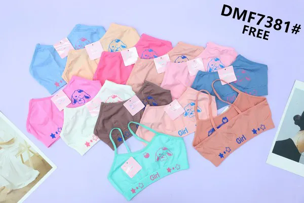 Top Tipo Bralette para Niña con Estampado