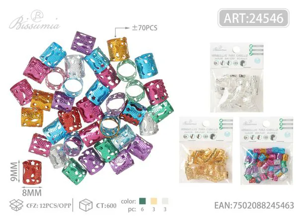 hebilla para el cabello núm. 10 1.0*0.9cm ±40pcs