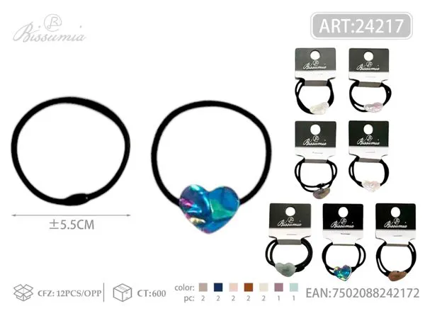 1pc de goma elástica con accesorios + 1pc de goma elástica lisa 2pcs/paquete