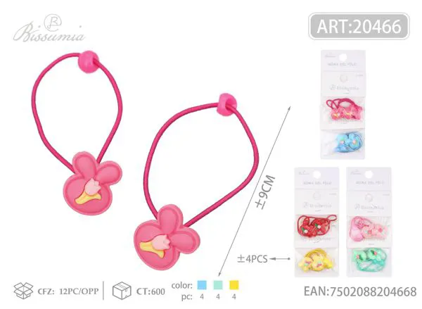Gomas pequeñas lisas de conejo 4pc