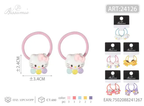 Gomas pequeñas de caricatura 2pcs/paquete 1#