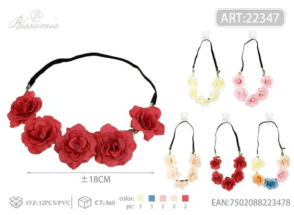 Guirnalda con 5 flores