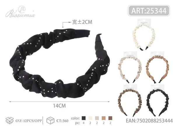 hebilla para el cabello con strass de 2cm